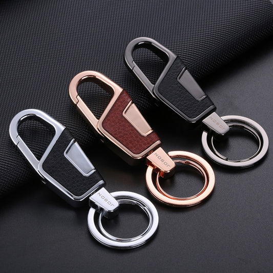 JOBON ZB-6611 Car Keychain Men Waist Hanging Keychain Simple Key Rings, ZB-6611