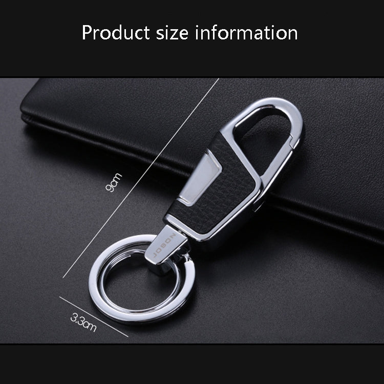 JOBON ZB-6611 Car Keychain Men Waist Hanging Keychain Simple Key Rings, ZB-6611