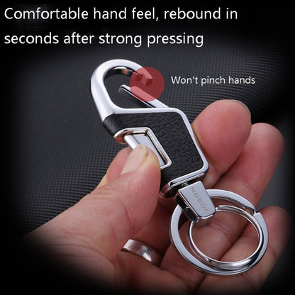 JOBON ZB-6611 Car Keychain Men Waist Hanging Keychain Simple Key Rings, ZB-6611