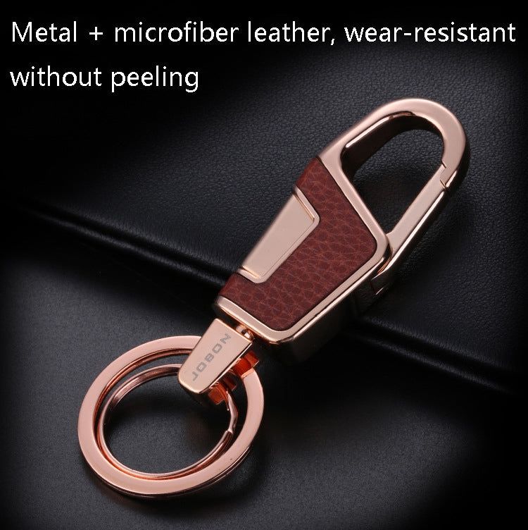 JOBON ZB-6611 Car Keychain Men Waist Hanging Keychain Simple Key Rings, ZB-6611