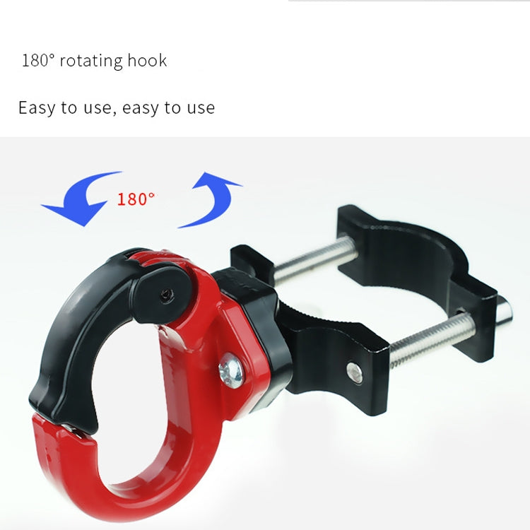 For Ninebot MAX G30 Scooter Accessories Aluminum Alloy Hook Rod Hook, Specification: Double Hook (Red Black)