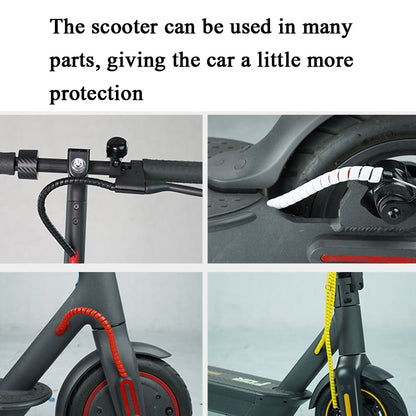 4 PCS Scooter Harness Line Pipe Change Line Pipe Winding Pipe Fittings For Xiaomi Mijia M365,Cable Length: 1m