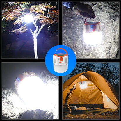 Solar LED Bulb Light Household Emergency Light Mobile Night Market Lamp, Style:, V65 8W  24 LED 2 Battery, V65 8W 24 LED 2 Battery + Power Output, V65 8W 24 LED 2 Battery + Remote Control, V66 8W 42 LED 3 Battery + Power Output�������������������������...