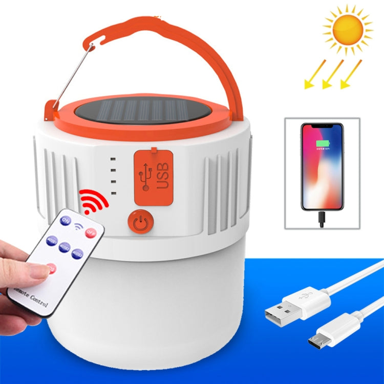 Solar LED Bulb Light Household Emergency Light Mobile Night Market Lamp, Style:, V65 8W  24 LED 2 Battery, V65 8W 24 LED 2 Battery + Power Output, V65 8W 24 LED 2 Battery + Remote Control, V66 8W 42 LED 3 Battery + Power Output�������������������������...