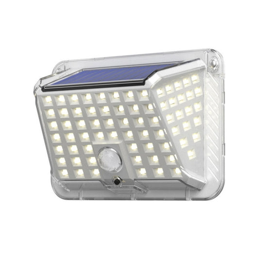 Solar Wall Light Garden Four-Sided Luminous Solar Light Human Body Induction Waterproof Outdoor Light, 90 LED