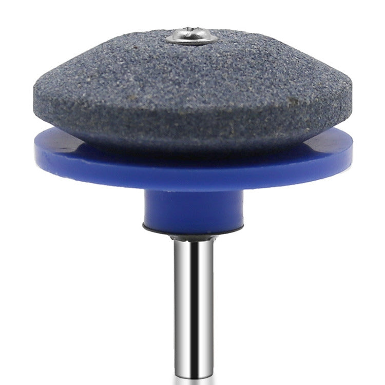 6 PCS Grinding Stone Industrial Electric Sharpener Mower Grinding Tool Wear Resistant Grinding Head, Plastic Blue, Plastic Black, Plastic Cyan, Plastic Red, Plastic Orange, Plastic Dark Blue, Metal