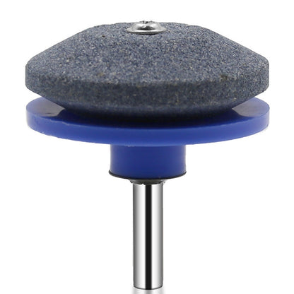 6 PCS Grinding Stone Industrial Electric Sharpener Mower Grinding Tool Wear Resistant Grinding Head, Plastic Blue, Plastic Black, Plastic Cyan, Plastic Red, Plastic Orange, Plastic Dark Blue, Metal