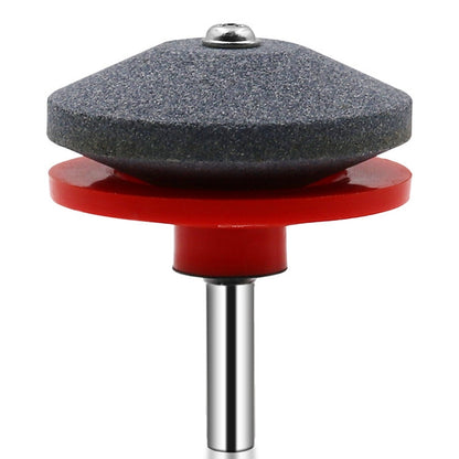 6 PCS Grinding Stone Industrial Electric Sharpener Mower Grinding Tool Wear Resistant Grinding Head, Plastic Blue, Plastic Black, Plastic Cyan, Plastic Red, Plastic Orange, Plastic Dark Blue, Metal