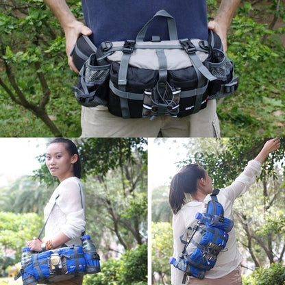 5L Outdoor Sports Multifunctional Cycling Hiking Waist Bag Waterproof Large-Capacity Kettle Bag, 28.5 x 15 x 13cm