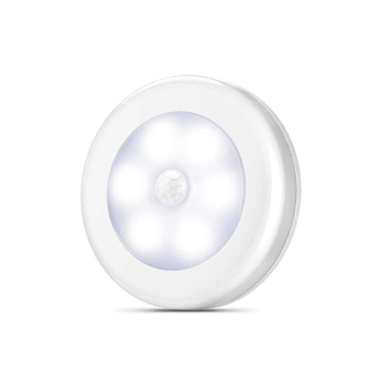 6 LED Home Wardrobe Smart Human Body Sensor Light, White Light (White), White Light (Silver), Warm Light (White), Warm Light (Silver)