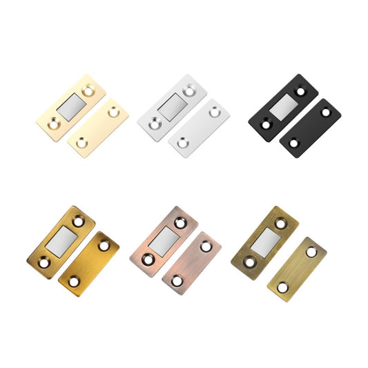 Punch-Free Invisible Cabinet Door Magnetic Suction Launcher Door Suction Double Magnet Sliding Door Suction, Black, Golden, Green Bronze, Red Bronze, Yellow Bronze