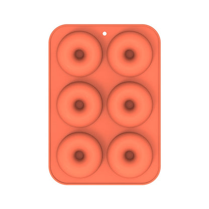 Oven Baking Tools Silicone Cake Donut Mold, 8 Even Brown, 6 Even Blue, 6 Even Purple, 6 Even Green, 6 Even Orange, 6 Even Yellow, 6 Even Red