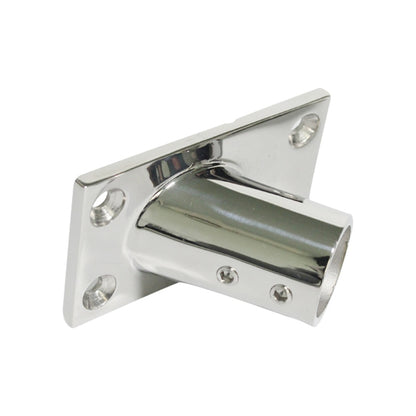 Thicken 316 Stainless Steel 60-Degree Square Tube Base Marine Boat Hardwares, Specifications:, 22mm, 25mm