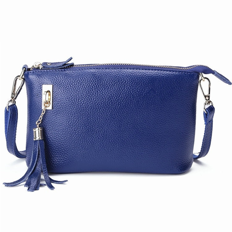 Ladies Fringed One-Shoulder Diagonal Bag Large-Capacity Casual Bag, Red, Navy Blue, Black, Brown, Deep Purple, Rose Red, Light Brown, Light Purple, Royal Blue