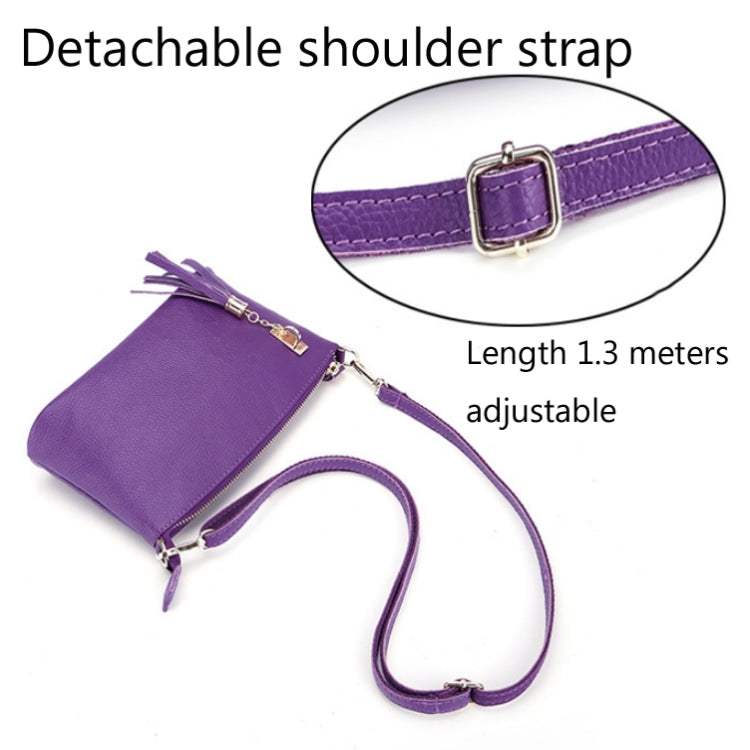 Ladies Fringed One-Shoulder Diagonal Bag Large-Capacity Casual Bag, Red, Navy Blue, Black, Brown, Deep Purple, Rose Red, Light Brown, Light Purple, Royal Blue