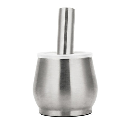 Kitchen 304 Stainless Steel Garlic Masher Spice Bean Nut Grinder, Straight Shape, Waist Shape, Drum Shape, Big Bowl Shape, Large Drum Shape