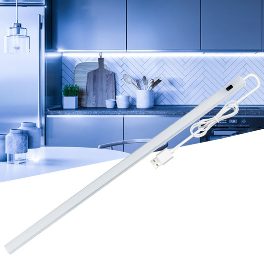 LED Induction Cabinet Lamp USB Smart Sensing Light Strip, 2 PCS 20cm, 30cm, 40cm, 50cm