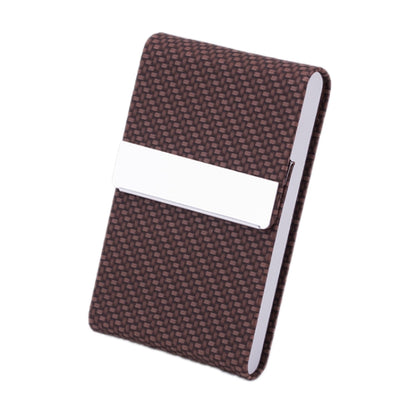Advertising Business Card Case Business Practical Craft Gift, Red, Purple, Black, Brown, Gray, Pink, Apricot, Woven Black, Woven Coffee, Woven Blue, Woven Apricot, Woven Green