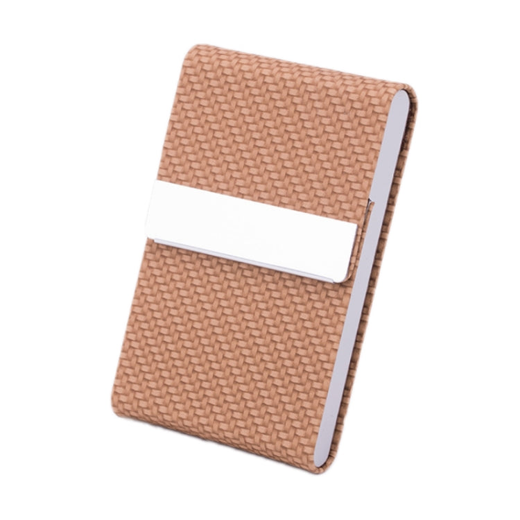 Advertising Business Card Case Business Practical Craft Gift, Red, Purple, Black, Brown, Gray, Pink, Apricot, Woven Black, Woven Coffee, Woven Blue, Woven Apricot, Woven Green