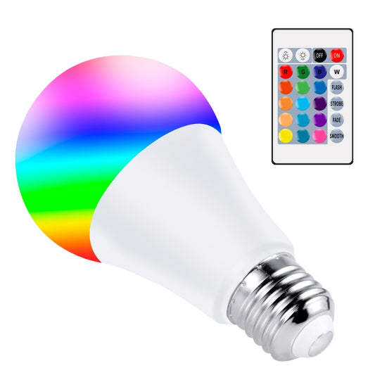 Smart Remote Control RGB Bulb Light 16 Color Lamp, 2 PCS 5W, 10W, 15W