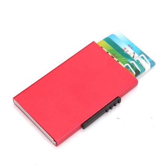 RFID Anti-Theft And Anti-Magnetic Aluminum Alloy Credit Card Case, Red, Blue, Black, Golden, Silver, Gray