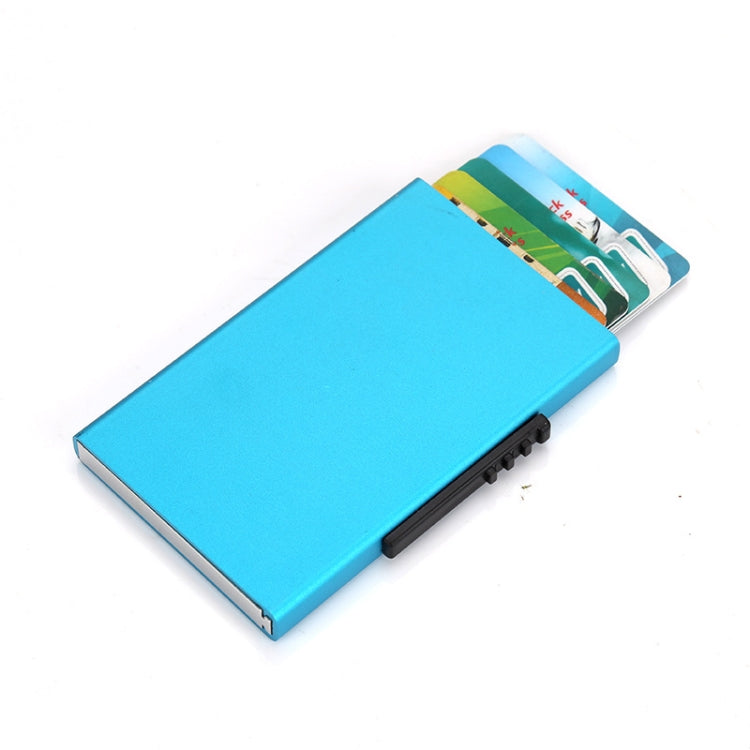 RFID Anti-Theft And Anti-Magnetic Aluminum Alloy Credit Card Case, Red, Blue, Black, Golden, Silver, Gray