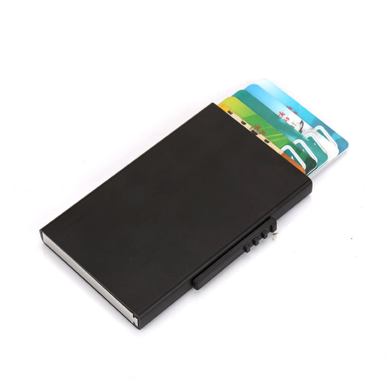 RFID Anti-Theft And Anti-Magnetic Aluminum Alloy Credit Card Case, Red, Blue, Black, Golden, Silver, Gray