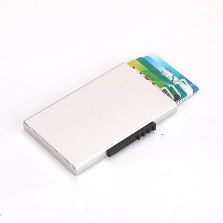 RFID Anti-Theft And Anti-Magnetic Aluminum Alloy Credit Card Case, Red, Blue, Black, Golden, Silver, Gray