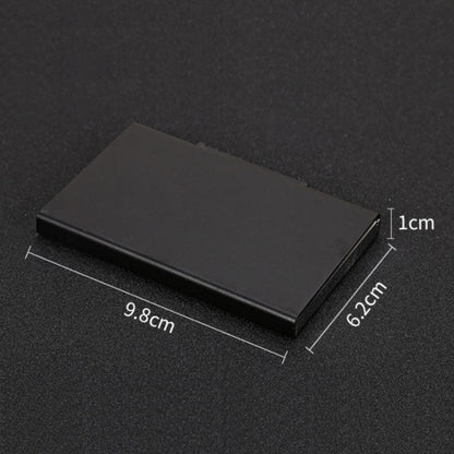 RFID Anti-Theft And Anti-Magnetic Aluminum Alloy Credit Card Case, Red, Blue, Black, Golden, Silver, Gray