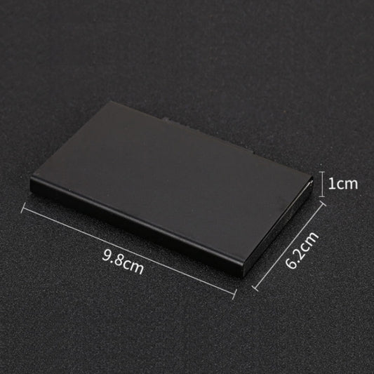 RFID Anti-Theft And Anti-Magnetic Aluminum Alloy Credit Card Case, Red, Blue, Black, Golden, Silver, Gray