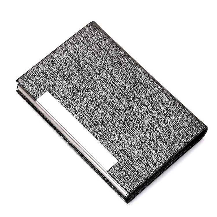 Stainless Steel Business Card Holder, Red, Blue, Black, Brown, White, Gray, Bronze