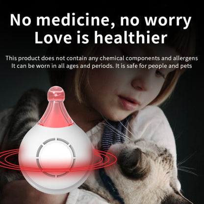 Outdoor Portable Ultrasonic Insect Repellent Pet Multifunctional Repellent, Black, White