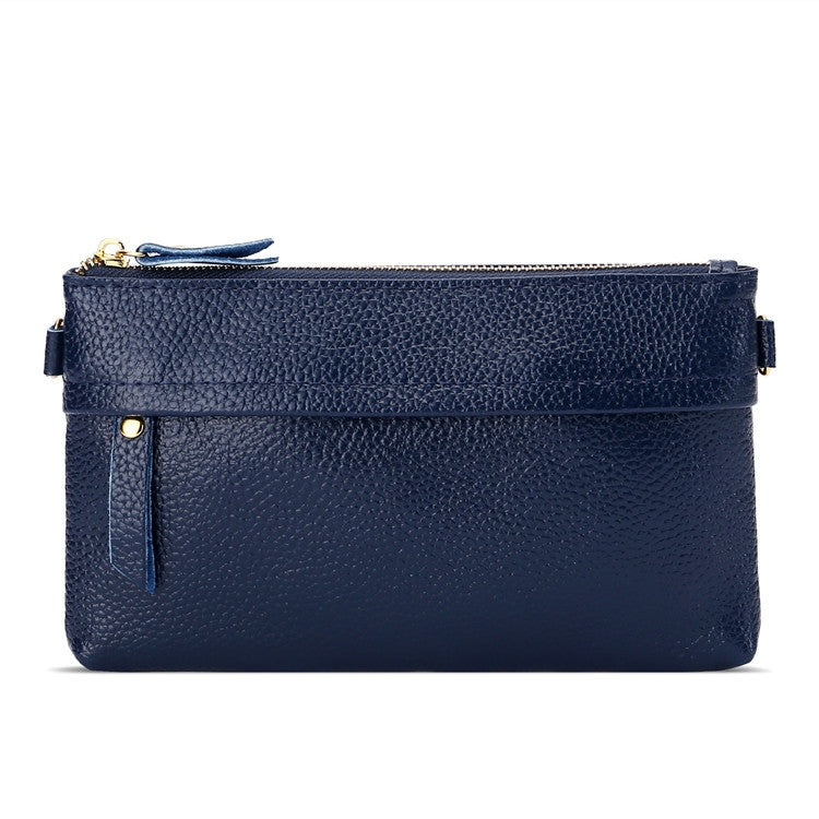 Ladies One-Shoulder Diagonal Mobile Phone Coin Purse, Red, Navy Blue, Black, Ink, Lake Blue, Khaki, Jujube Red, Orange, Brown