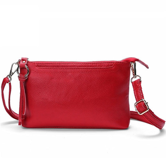Ladies Large-Capacity Shoulder Bag Tassel All-Match Casual Messenger Bag, Red, Navy Blue, Black, Brown, Deep Purple, Rose Red, Light Purple, Royal Blue, Ink Green, Jujube Red, Light Brown