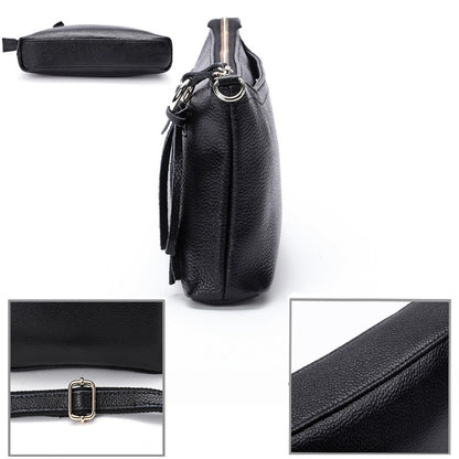 Ladies Large-Capacity Shoulder Bag Tassel All-Match Casual Messenger Bag, Red, Navy Blue, Black, Brown, Deep Purple, Rose Red, Light Purple, Royal Blue, Ink Green, Jujube Red, Light Brown