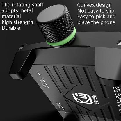Kewig M6-S 12V Motorcycle Waterproof Aluminum Alloy Mobile Phone Bracket With QC3.0 Fast Charging, M6-S(Black), M6-S(Blue), M6-S(Red), M6-S(Silver)