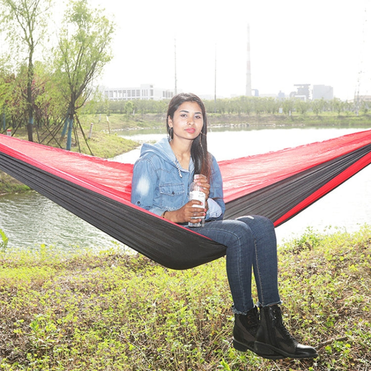 Outdoor Hammock Nylon Parachute Cloth Travel Camping Swing, Style: