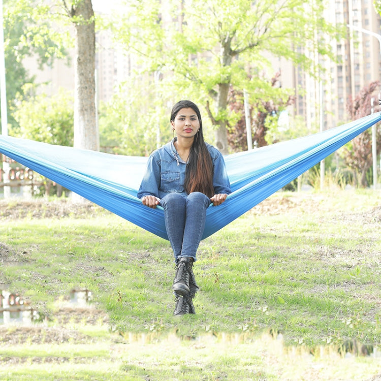 Outdoor Hammock Nylon Parachute Cloth Travel Camping Swing, Style: