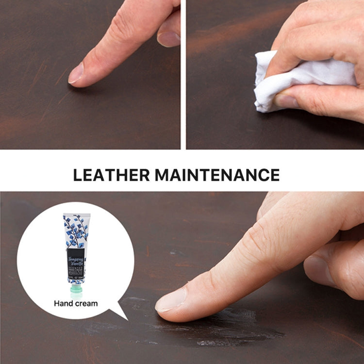 CONTACTS FAMILY CF1117  Retro Crazy Horse Texture Leather Watch Box Round Buckle Storage Box,Capacity: Can Hold 3 Watches, CF1117