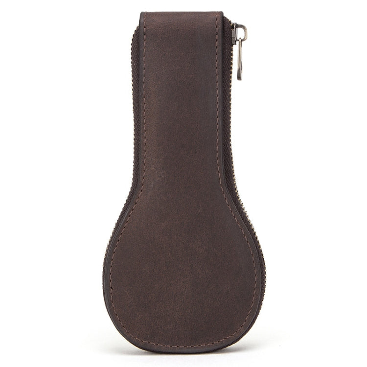 Contacts Family CF1112 Single Watch Position Retro Crazy Horse Leather Watch Storage Box Watch Zipper Case, CF1112