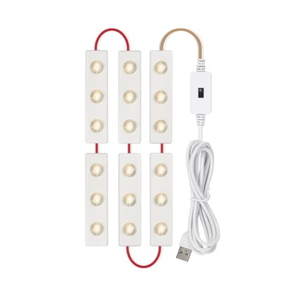 LED Mirror Front Lamp USB Infrared Sensor Makeup Mirror Fill Light, 2 in 1 Infrared Sensor, 6 in 1 Infrared Sensor, 10 in 1 Infrared Sensor, 14 in 1 Infrared Sensor