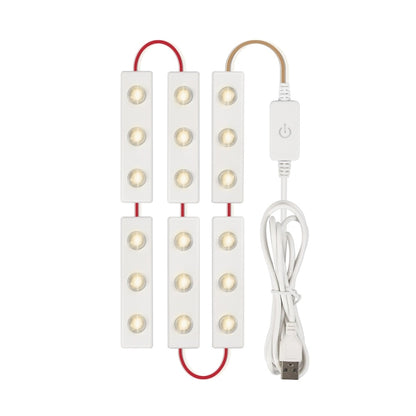 LED Mirror Front Lamp USB Touch Sensor Switch Makeup Live Broadcast Fill Light, 2 in 1 Touch Sensor, 6 in 1 Touch Sensor, 10 in 1 Touch Sensor, 14 in 1 Touch Sensor
