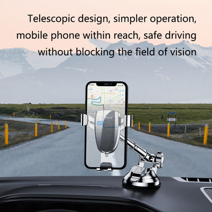 OATSBASF 03513 Phone Car Magnetic Telescopic Bracket Suction Cup Type Navigation Mobile Phone Bracket, 03513