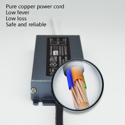 GEEPUT 220V Turn 12V LED Waterproof Power Supply Transformer, 1.67A 20W, 2.5A 30W, 3.33A 40W, 4.16A 50W, 5A 60W, 6.67A 80W, 8.33A 100W, 10A 120W, 12.5A 150W, 16.7A 200W, 21A 250W, 25A 300W, 29A 350W, 33.4A 400W, 41.7A 500W, 50A 600W