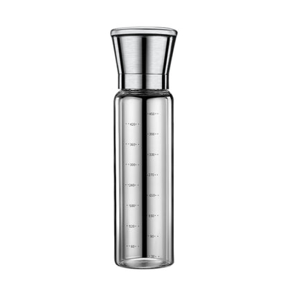 304 Stainless Steel Sea Salt Pepper Grinder Home Pepper Coffee  Manual Grinding Bottle, 450ml