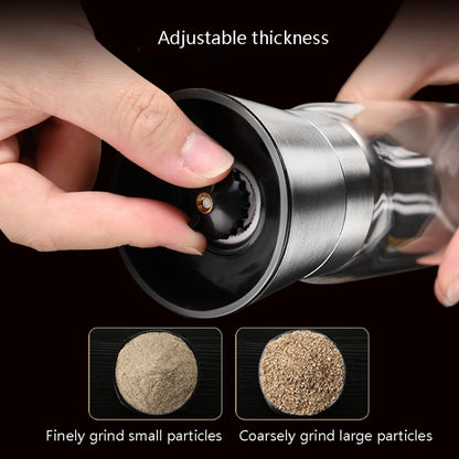304 Stainless Steel Sea Salt Pepper Grinder Home Pepper Coffee  Manual Grinding Bottle, 450ml