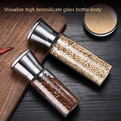 304 Stainless Steel Sea Salt Pepper Grinder Home Pepper Coffee  Manual Grinding Bottle, 450ml