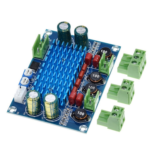 لوحة مضخم الطاقة الرقمي عالي القدرة HW-447 هيكل TPA3116D2، قابس مخصص، خرج 5-28 فولت، 120 واط
