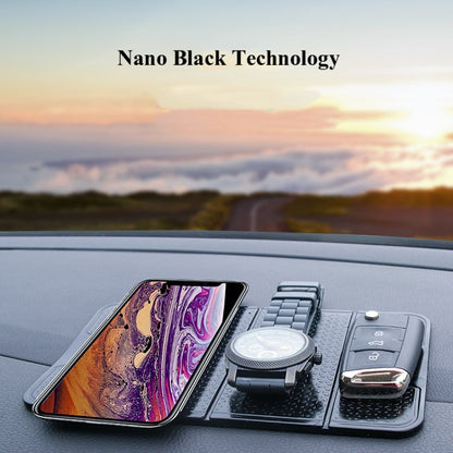 2 PCS R-1337 Multifunctional Folding Bracket Car Center Console Adhesive Bracket Mobile Phone Anti-Slip Mat Storage Mat, R-1337