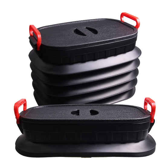 18L Folding Trash Can Telescopic Storage Box Storage Bucket Folding Water Bucket, Folding Trash Can